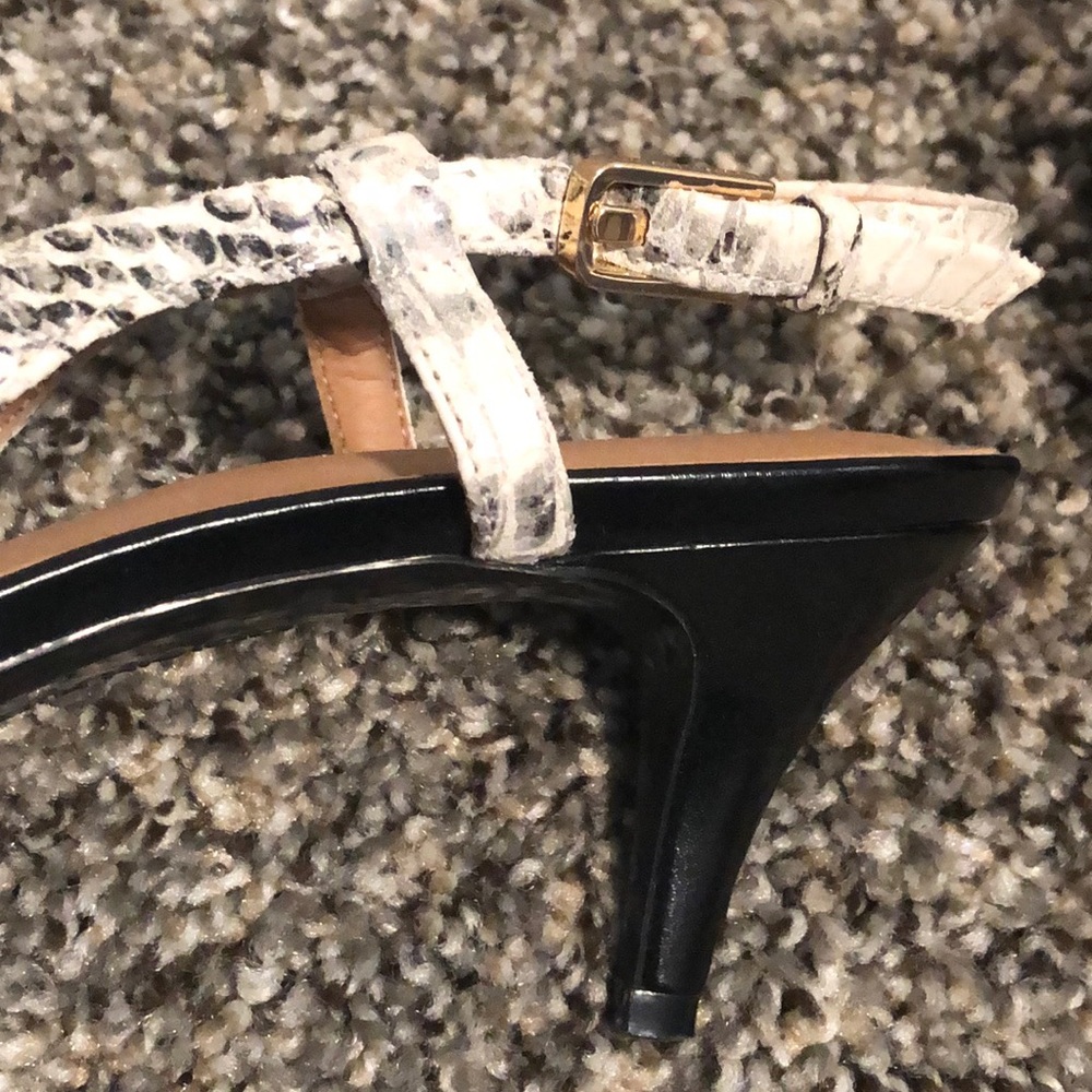 Calvin Klein Snake Print Sling Back Pointed Heels - image 6